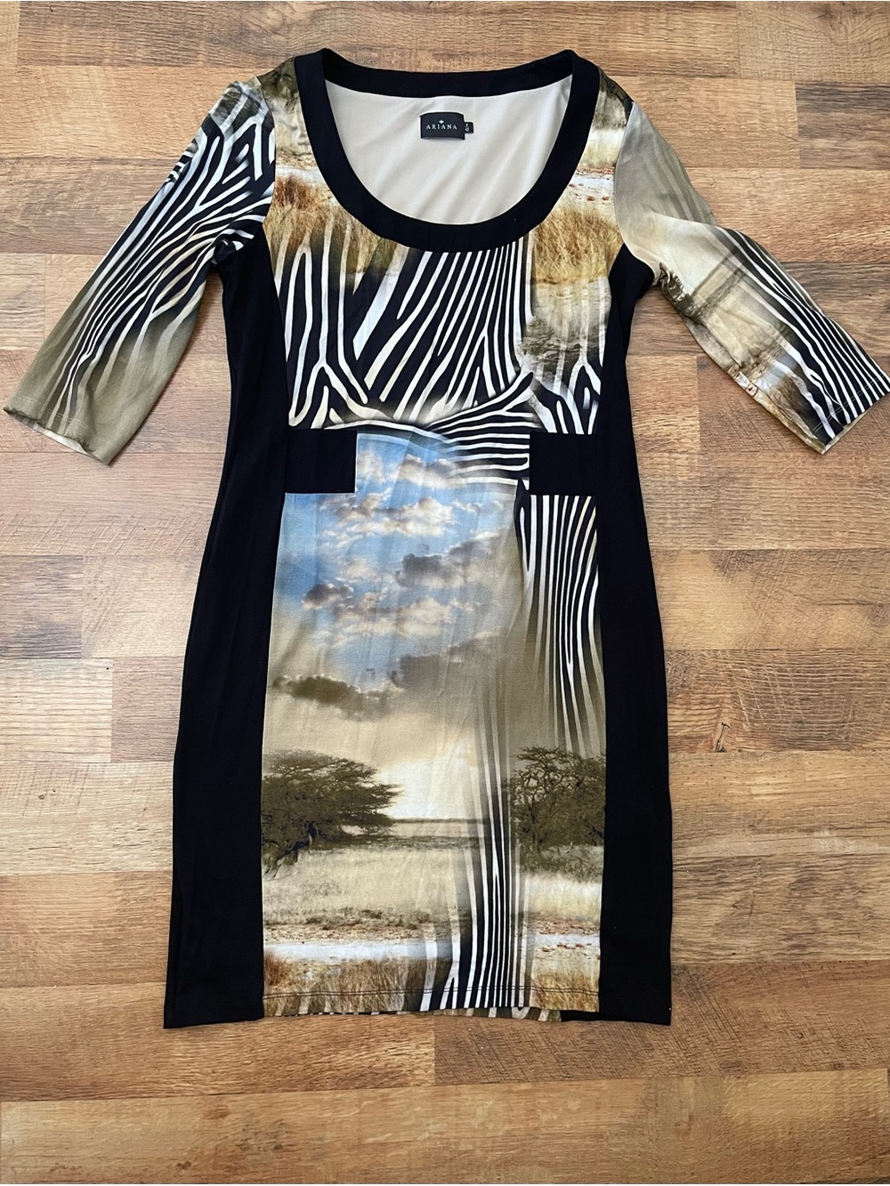 Ariana Body Con African Inspired Dress